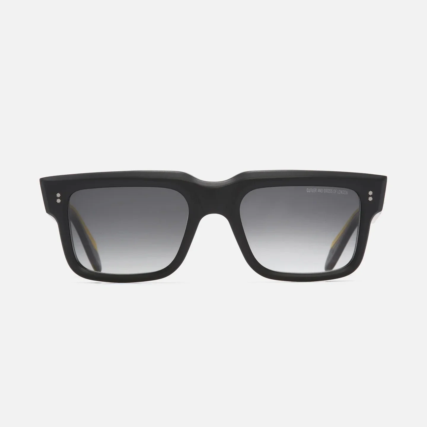 Cutler and Gross Sunglasses 1403 01 Black Matt on Shiny Yellow