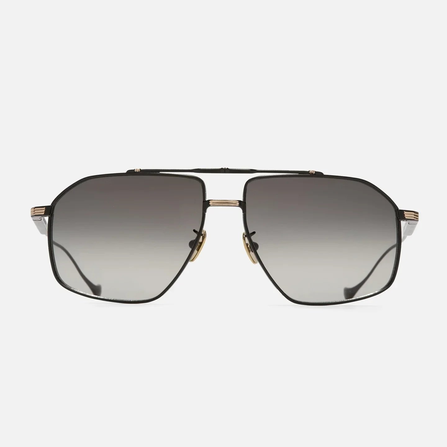 Cutler and Gross Sunglasses 1424-59-01 Black/Gold Titanium