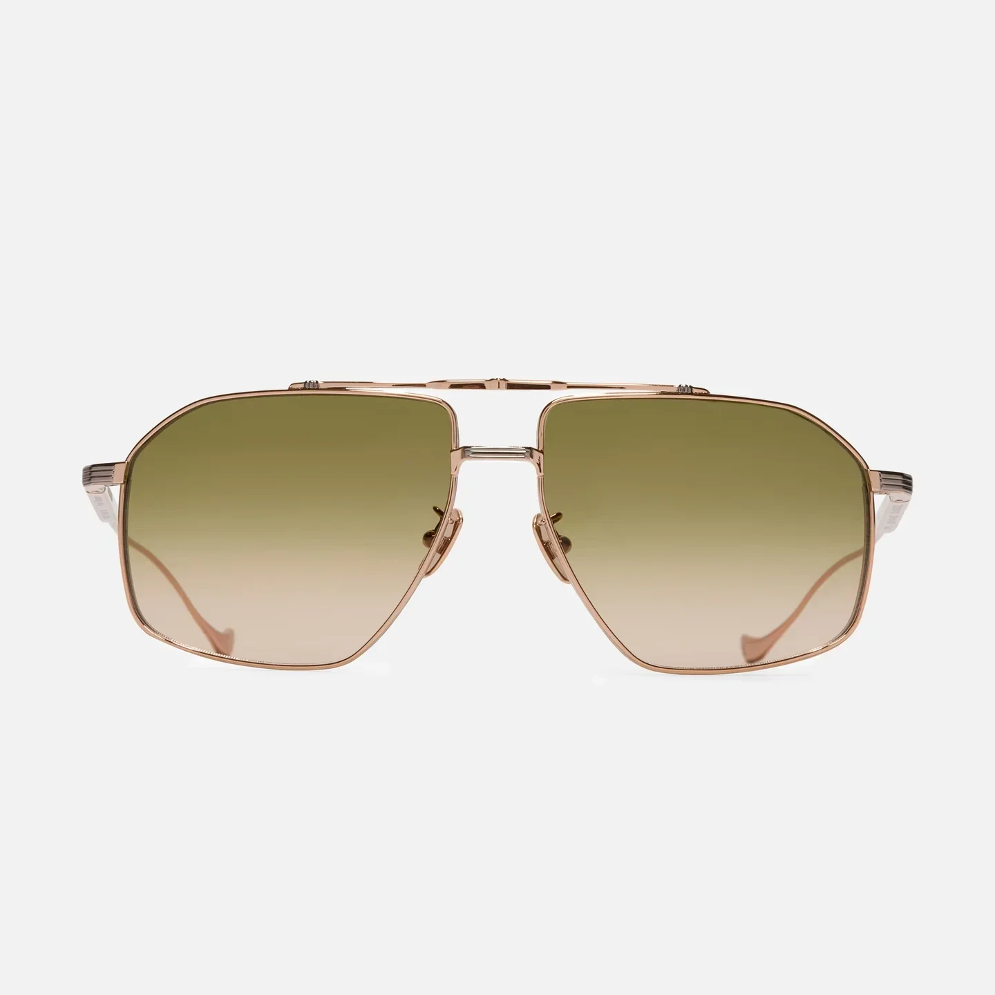 Cutler and Gross Sunglasses 1424-59-02 Jewel Gold/Gun Metal Titanium