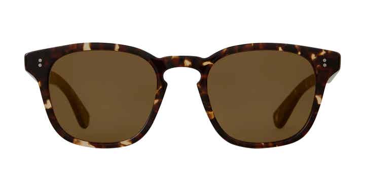 Garrett Leight SUN ACE || AGT Agate Tortoise/Semi-Flat Pure Coffee