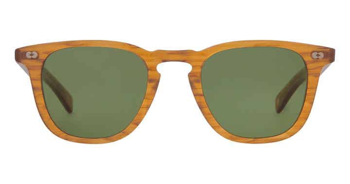 Garrett Leight SUN BROOKS X Butterscotch/Pure Green 48