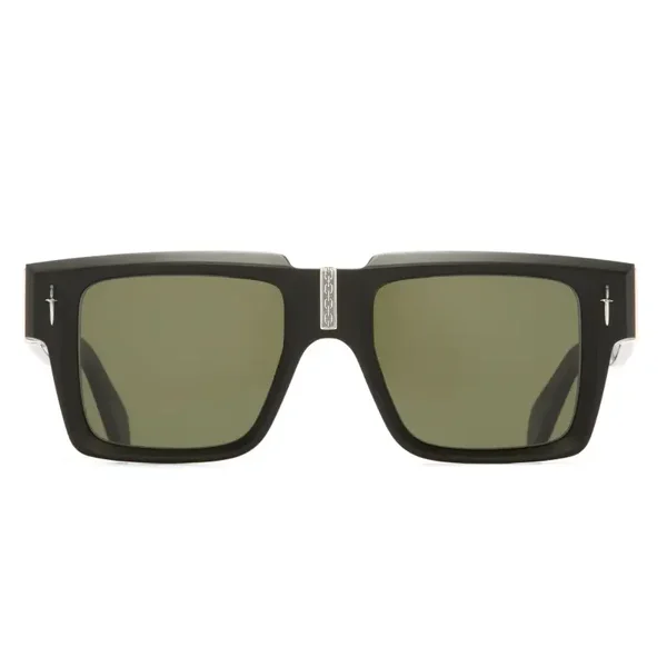 The Great Frog 020-02 Matte Back Silver Sunglasses