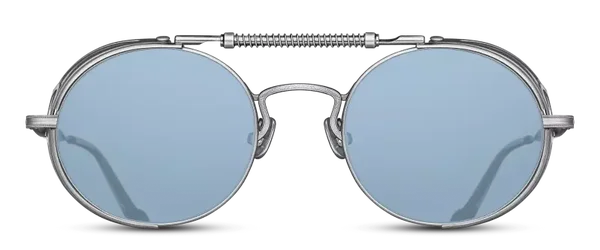 MATSUDA 2809H-V2 Brushed Silver - Cobalt Blue LIMITED EDITION