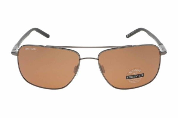 Serengeti Tellaro Dark Gunmetal/Matte Black Temple Tips Polarized SS045002