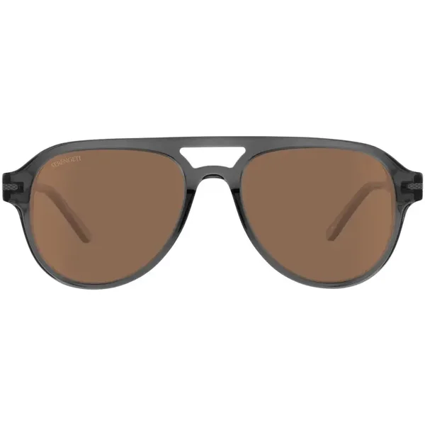 Serengeti Mateo Shiny Translucent Grey Polarized SS765004
