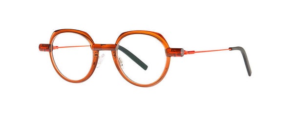 THEO UNAE 068 Transparent red Brown + Fluo Orange