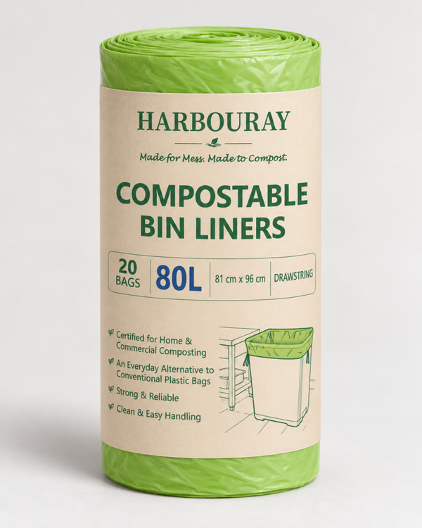 COMPOSTABLE BIN LINERS 80L