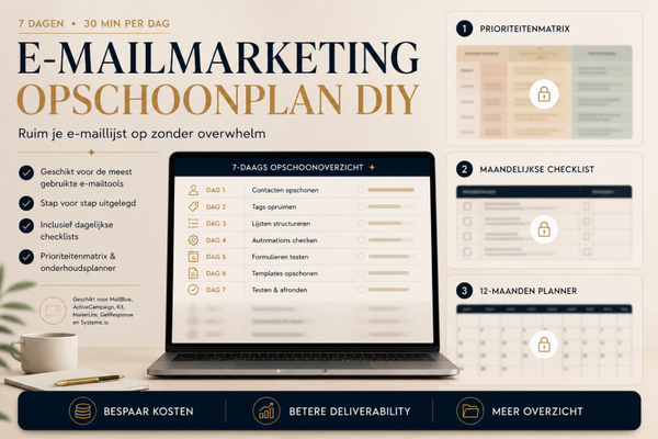 E-mailmarketing Opschoonplan DIY
