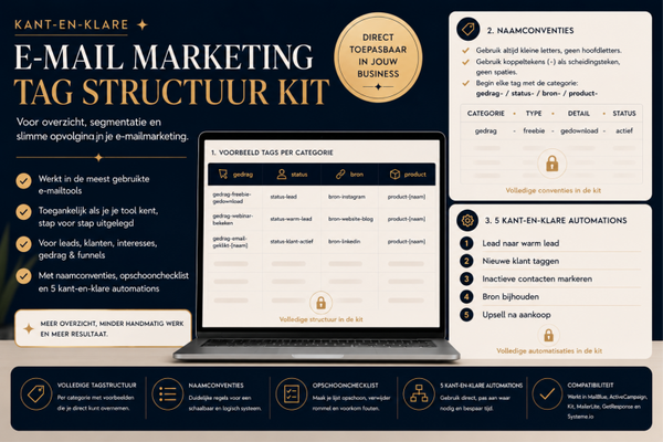 E-mail Marketing Tag Structuur Kit DIY