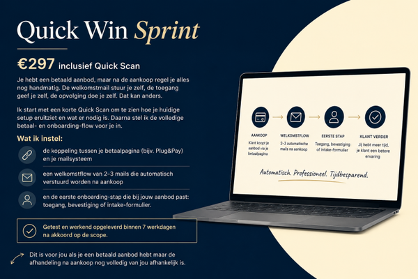 Quick Win Sprint