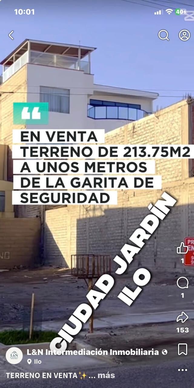 TERRENO EN VENTA CIUDAD JARDIN - CERCA GARITA