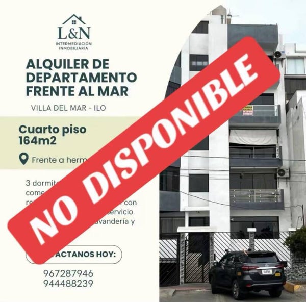 DEPARTAMENTO EN ALQUILER - MALECON (PRECIO EN SOLES)