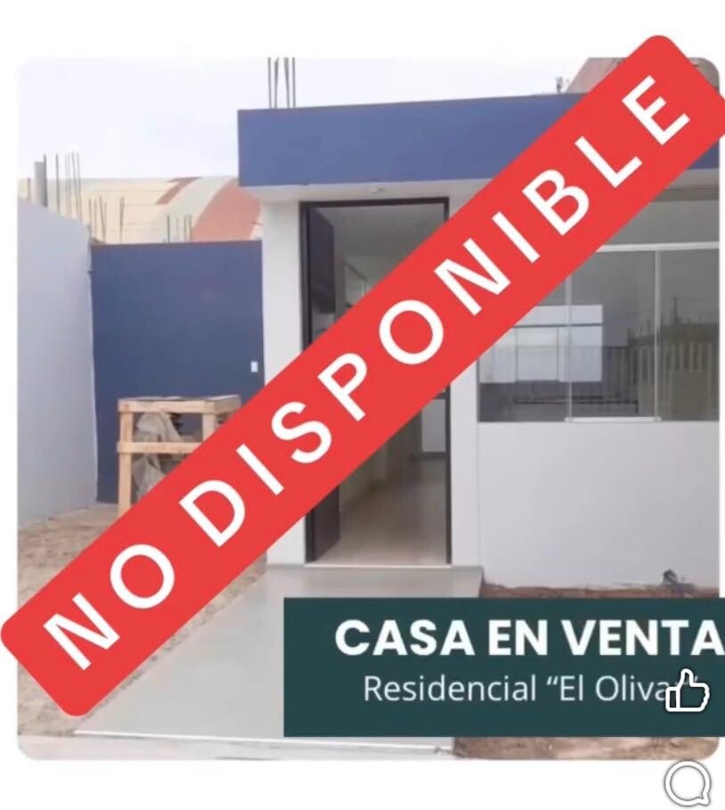 CASA EN VENTA - RESIDENCIAL EL OLIVAR (PRECIO EN SOLES)