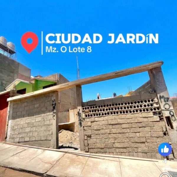 TERRENO EN VENTA - CIUDAD JARDIN MZ O LT 8