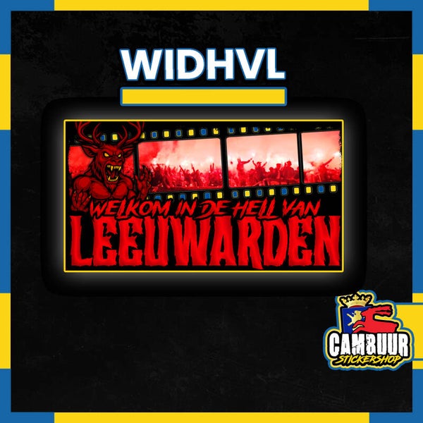 Welkom in de hell van Leeuwarden 🔥  (Min. afname: 10 stuks)