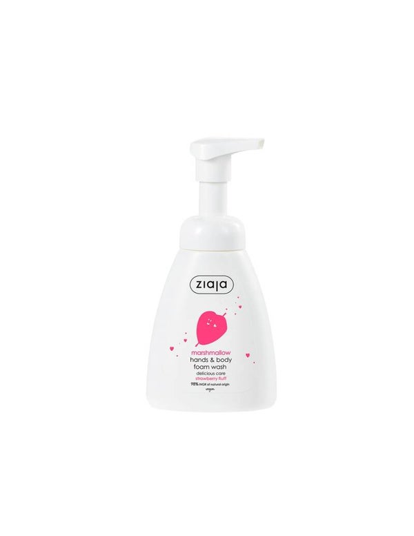 Espuma limpiadora para manos y cuerpo Marshmallow malvavisco Ziaja gel de manos 250 ml