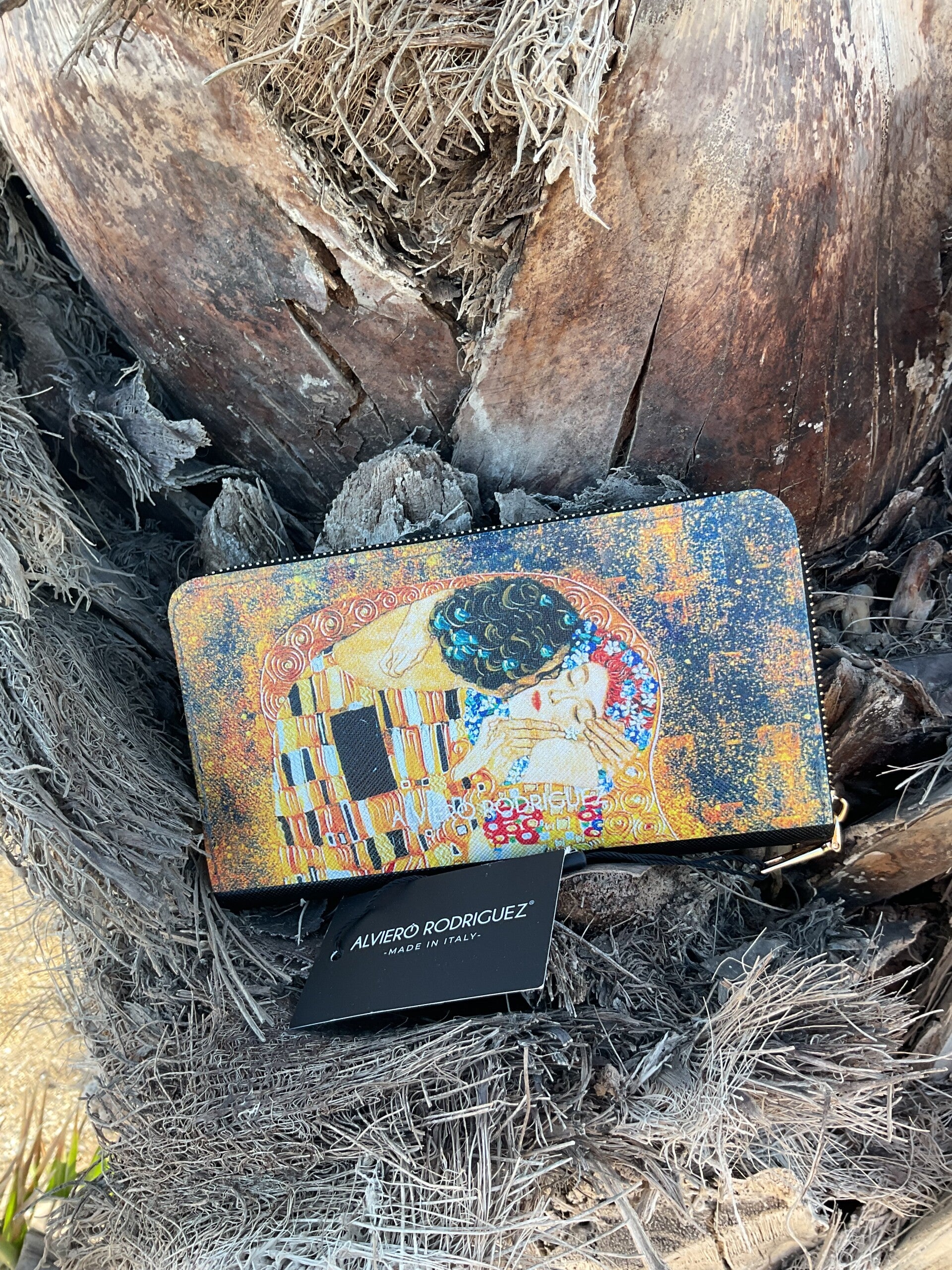 Cartera il Bacio (El beso) Negro