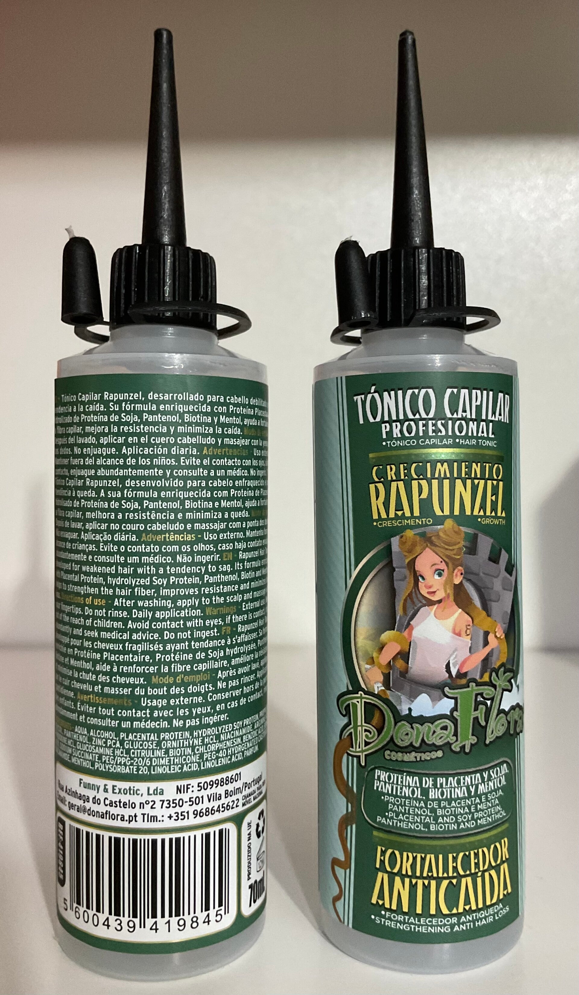 Doña Flora Tónico Crecimiento Rapunzel 70 ml