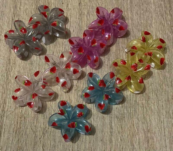 Pinza de Flor Fresa fondo transparente