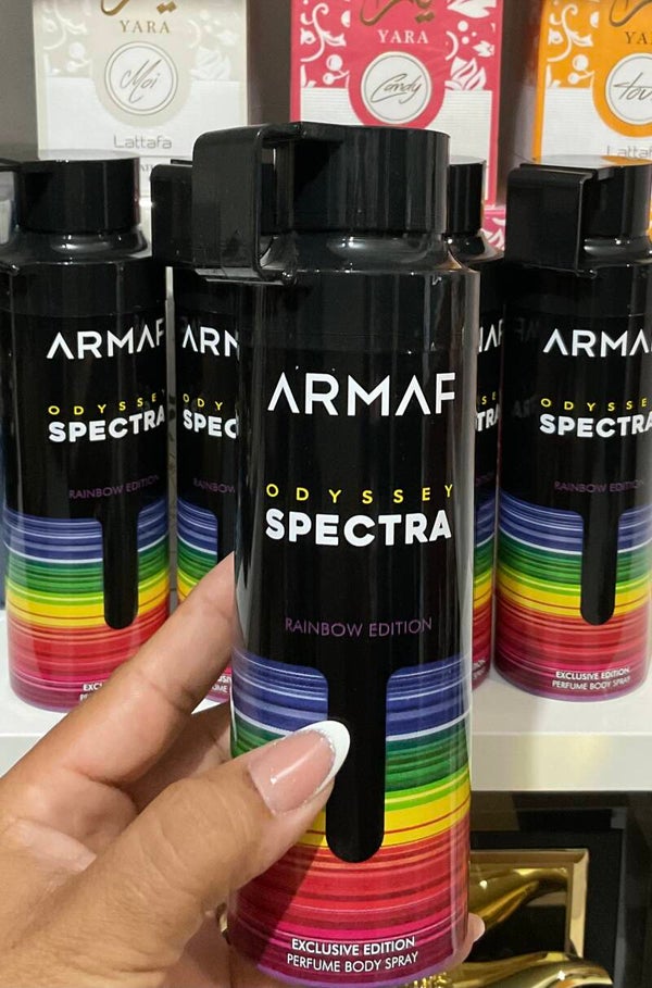 Spray Corporal Perfumado desodorante Odyssey Spectra Armaf 200 ml