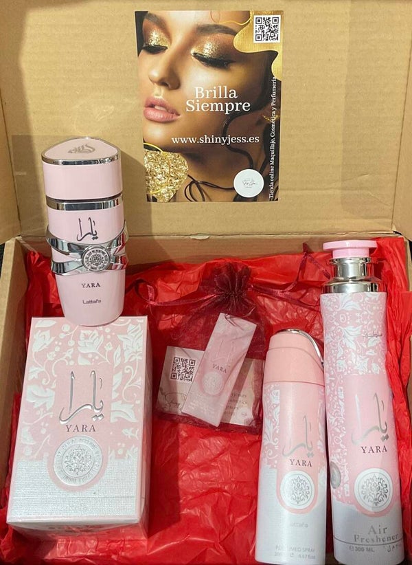 Set/Pack EDP de Regalo especial shinyjess YARA + Ambientador de Regalo