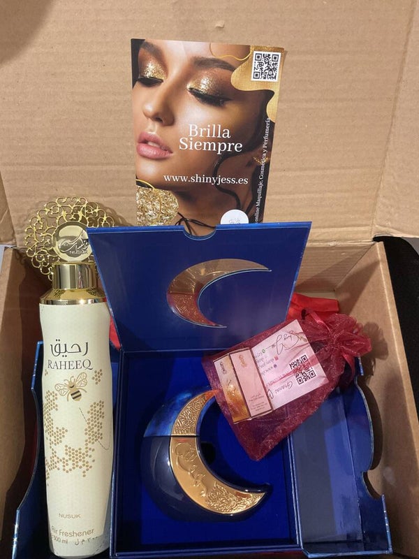 Set/Pack EDP Mehwish Unisex by Paris Corner 80 ml + Ambientador de regalo