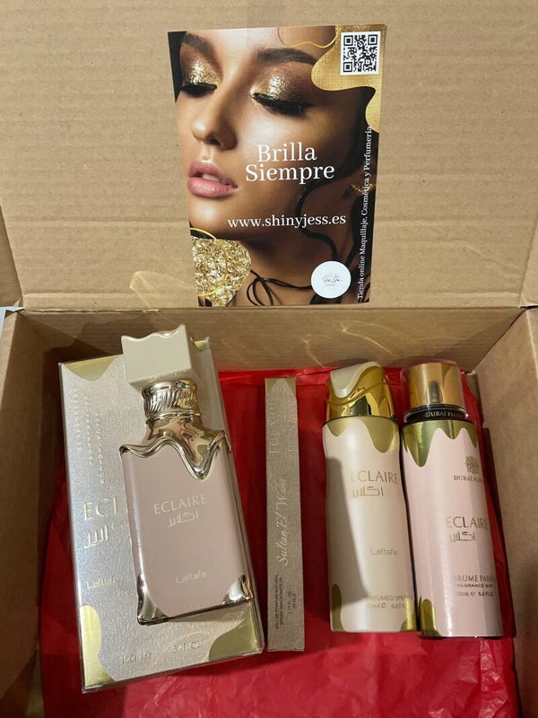 Set/Pack regalo Eclaire by Lattafa 100 ml + Minitalla de Regalo