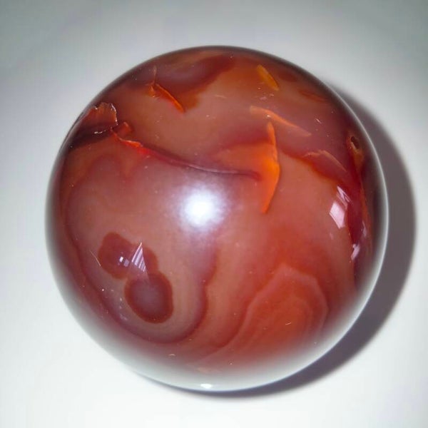 Sfera Agata Corniola