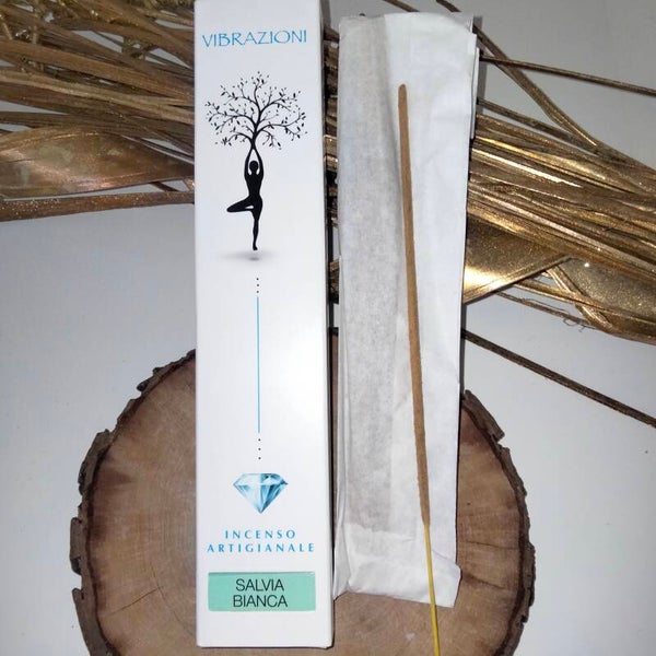 Incenso Artigianale Salvia Bianca in bastoncini