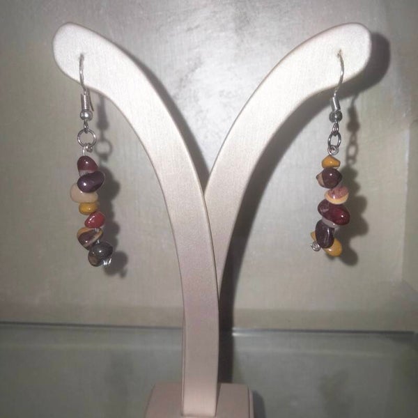 Orecchini Mookaite Chips