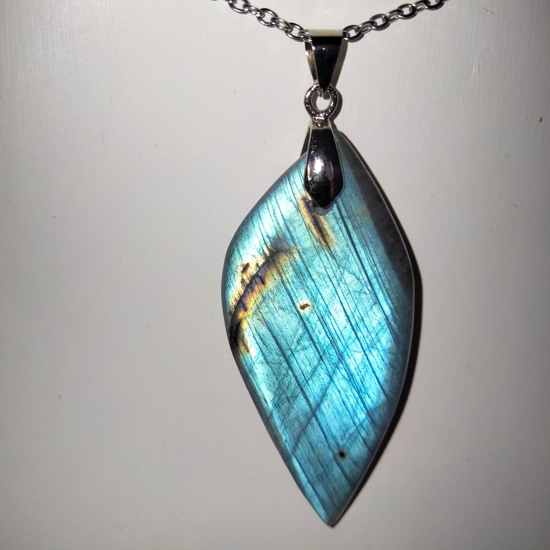 Ciondolo Labradorite Azzurra