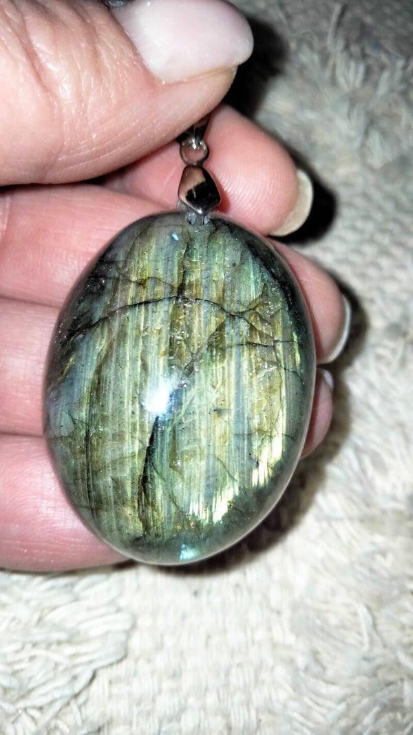 Labradorite ciondolo collana
