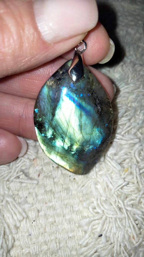 Labradorite ciondolo collana