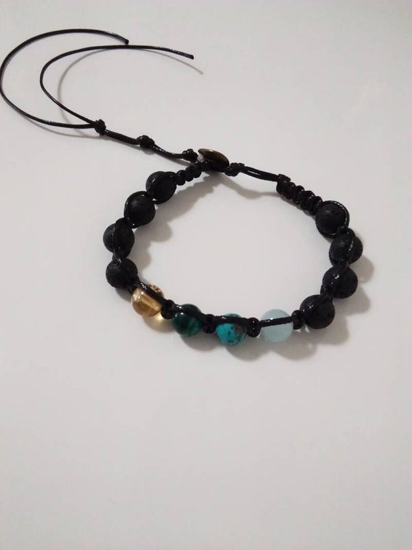 4 Elementi Shamballa Bracciale Regolabile