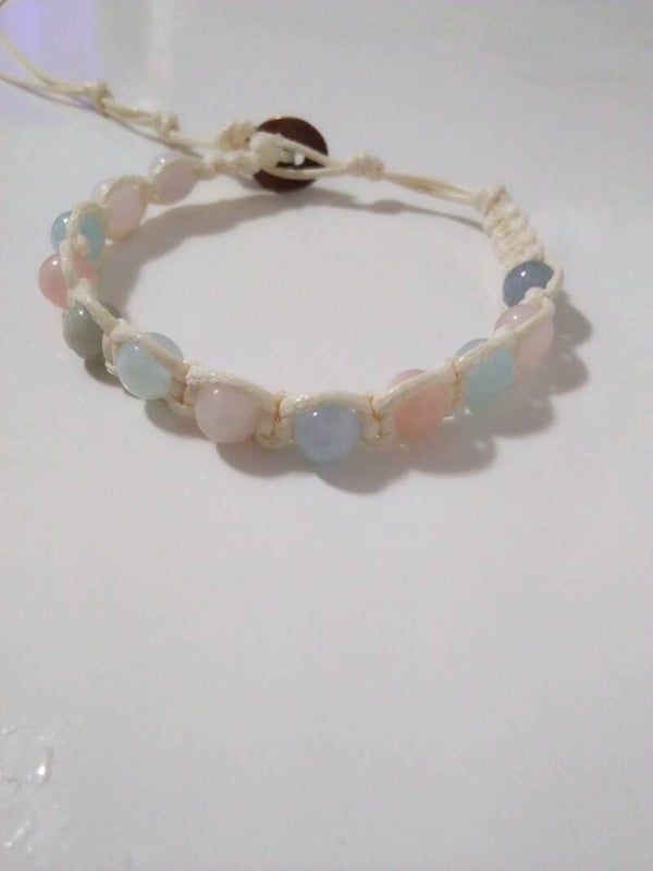 Berillo Shamballa Bracciale Regolabile