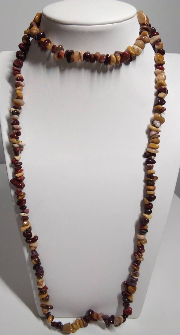 Mookaite collana Chips