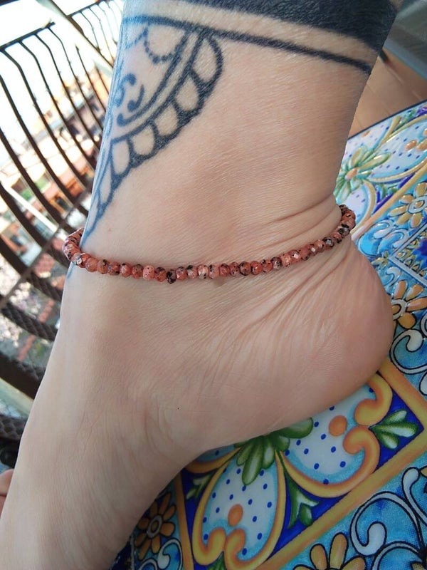 Giada arancio cavigliera