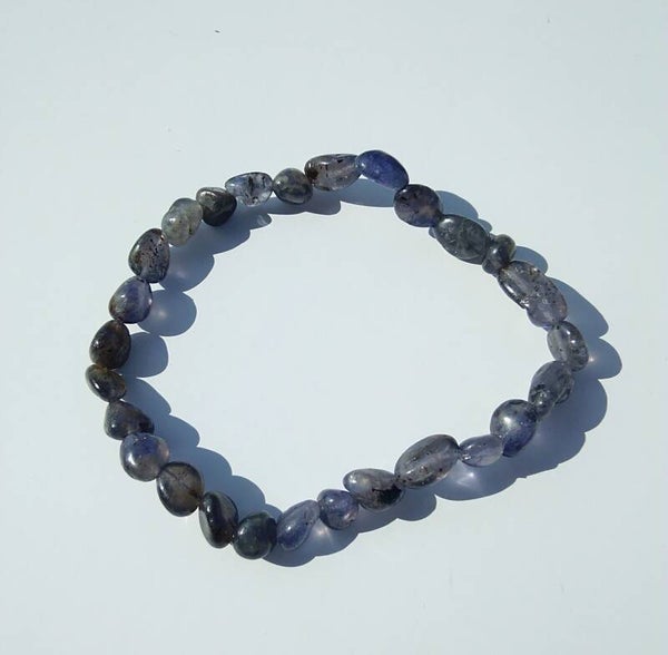 Iolite gemme in elastico
