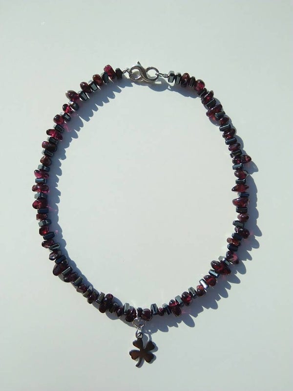 Granato e Ematite Cavigliera