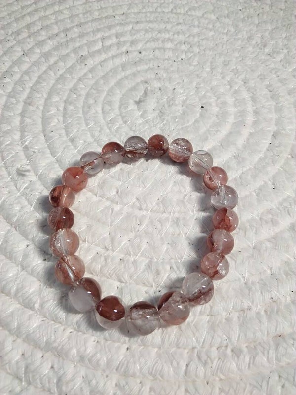 Quarzo Ematoide bracciale elastico