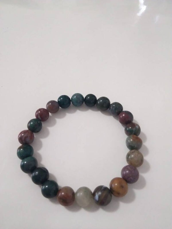 Diaspro Oceano bracciale in elastico