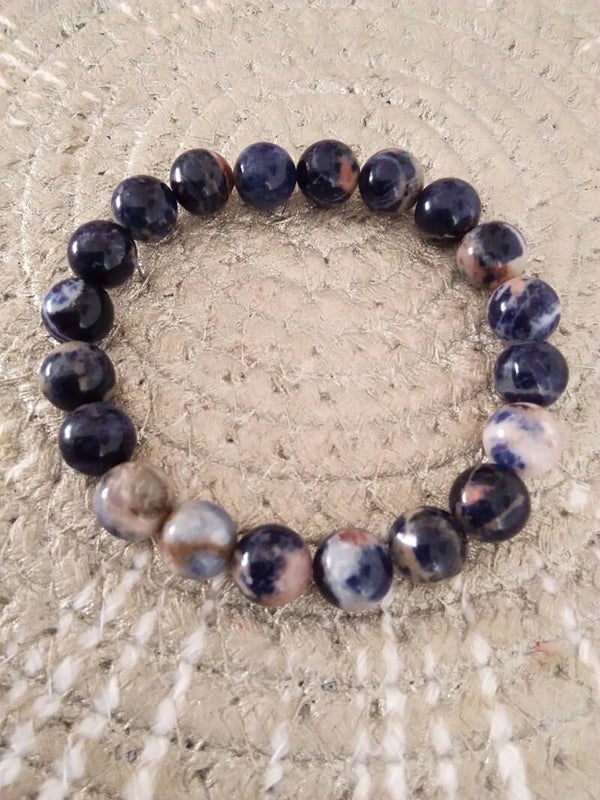 Sodalite bracciale in elastico