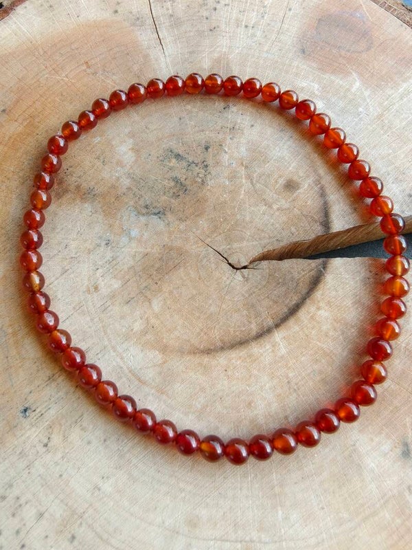 Agata corniola cavigliera