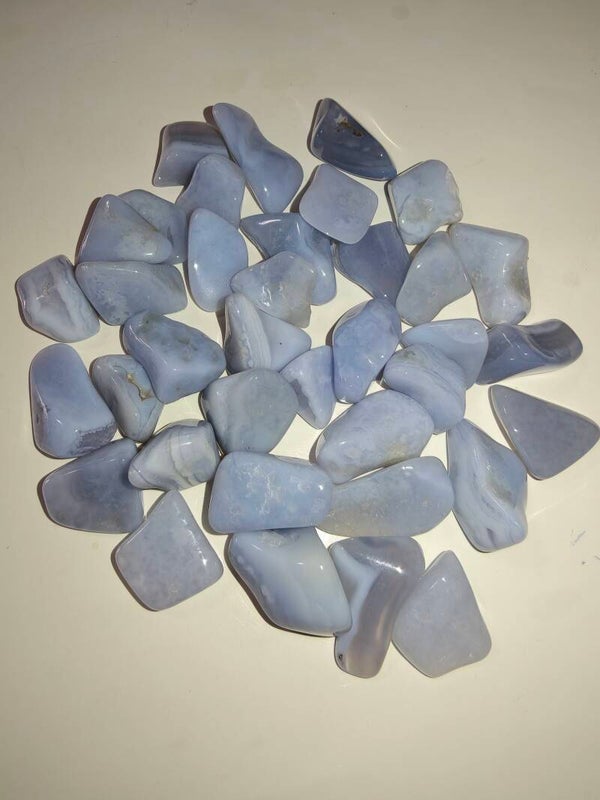 Calcedonio blu o Agata pizzo blu