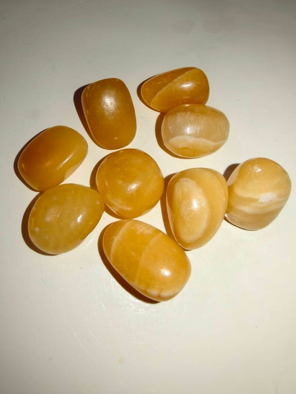 Calcite gialla burattata