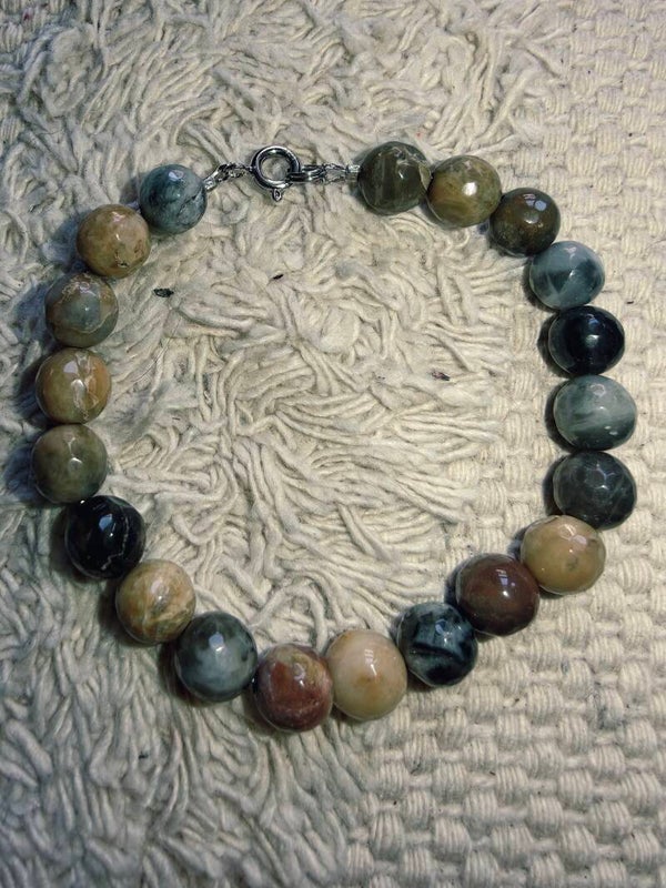 Mookaite bracciale in argento 925