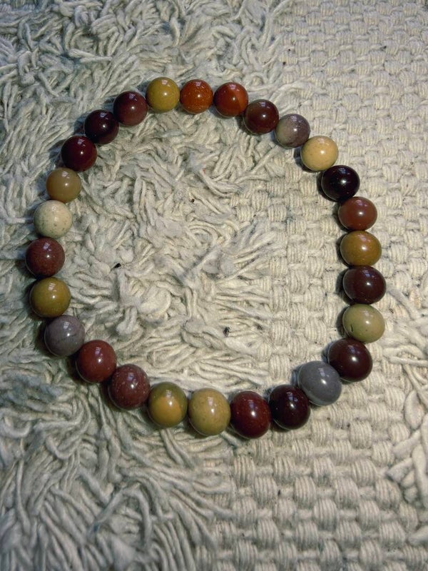 Mookaite bracciale in elastico