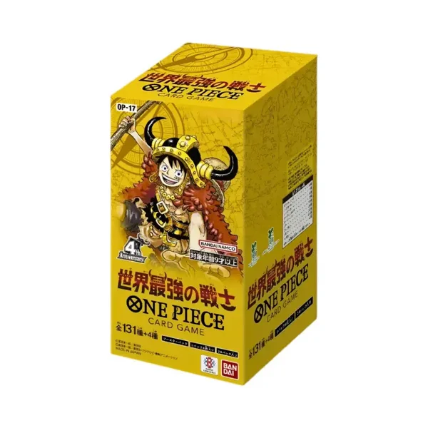 One Piece The World’s Strongest Warriors OP-17 Booster Display