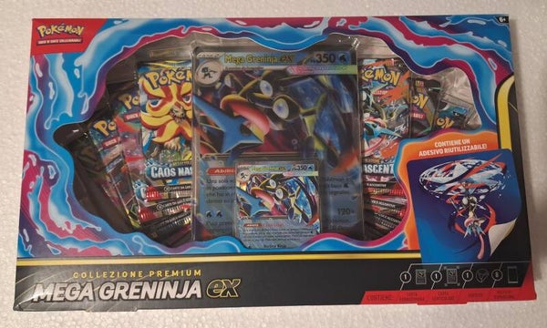 pokemon collezione premium mega greninja ex italiano