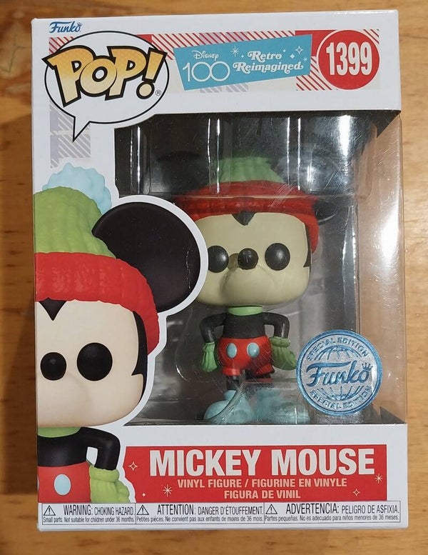 funko pop! 1399 mickey mouse special edition retro reimagined 2023